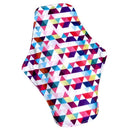 waterproof PUL printed  regular flow reusable Mama pads, super soft day use cloth menstrual pads with organic bamboo inner