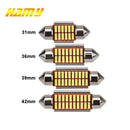 1x C10W C5W LED Canbus Festoon 31mm 36mm 39mm 42mm for car Bulb Interior Reading Light License Plate Lamp White 5000K free error