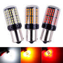 1x 3014 144smd CanBus S25 1156 BA15S P21W LED BAY15D BAU15S PY21W lámpara T20 LED 7440 W21W W21/5W bombillas led para luz de señal de giro