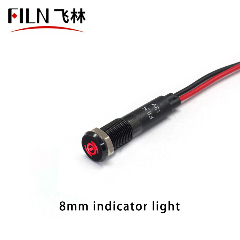 LED Alternator indicator light 12V Red ABS indicator light